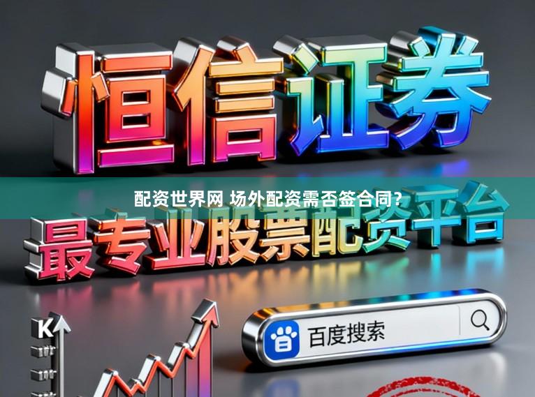 配资世界网 场外配资需否签合同？
