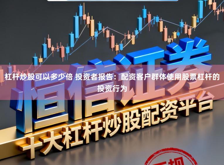 杠杆炒股可以多少倍 投资者报告：配资客户群体使用股票杠杆的投资行为