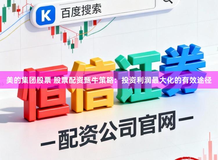美的集团股票 股票配资甄牛策略:投资利润最大化的有效途径