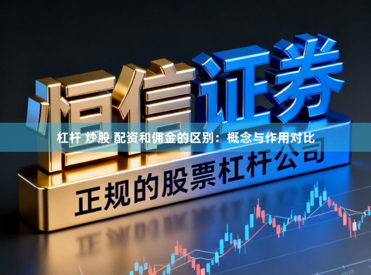 杠杆 炒股 配资和佣金的区别：概念与作用对比